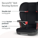 UPPAbaby Alta V2 High Back Booster Seat/Seven-Position, Active Support Headrest for Growing Children/SecureFit Integrated Belt Guide + Positioner/Cup Holder Included/Jake (Black Mélange) by TinyTreasures Baby Boutique