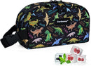 Cerbonny Freezable Cooler Bag for Work/School Travel - Mini Insulated Bag Fit For Yogurt, Suit for 3+(Black Dinosaur) by TinyTreasures Baby Boutique