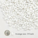 20lbs White Pebbles for Landscaping, 3/8inch Small Rocks for Gardening Succulent Cactus Planters, Natural Polished Pebbles, River Rocks for Plants, Vases by GreenHaven Gardens