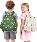 STEAMEDBUN Corduroy Kids Backpack for Girls and Boys 5-8: Girls Backpack for Elementary Kindergarten - 15 inch Cute Backpacks for Kids - Bow by TinyTreasures Baby Boutique