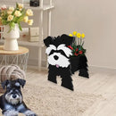 Black Schnauzers Dog Planter Plant Pots,Cute Garden Dog Flower Planter,Large Dog Planters Birthday Gifts for Women,Office,Indoor/Outdoor Decor(9.84 * 10.24 * 15in) by GreenHaven Gardens