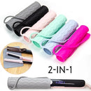 ANGENIL Flat Iron Silicone Mat and Travel Case for Hair Tools - Heat Resistant Mat, Straightener Pad, and Curling Iron Sleeve (9" x 6.5") by CozyNest Decor