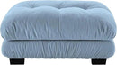Ottoman - Blue by CozyNest Decor