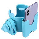 Suranew Adjustable Stroller Cup Holder with Phone Holder for Baby Stroller for Family Members, Sky Blue by TinyTreasures Baby Boutique