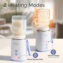 Portable Bottle Warmer Travel Baby Bottle Warmer for Breastmilk On The Go Travel Bottle Warmer Leak-Proof 2 Modes Fast Heating Three 3800mAH Battery Capacity to Meet Your All-Day Needs by TinyTreasures Baby Boutique