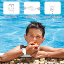 R-fun Waterproof for Air Tag Bracelets [2 Pack] Compatible with Apple Air Tag Finders with Soft Silicone,Anti Lost GPS Item Finders Case Cover,White/Pink by TinyTreasures Baby Boutique