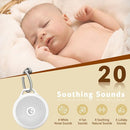 Portable White Noise Sleep Sound Machine for Home and Travel. Perfect for Your Sleeping Baby with a dimmable Night Light and Long Battery Life. Baby Essential Adult/Child Lock Feature by TinyTreasures Baby Boutique