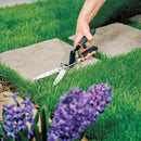 Fiskars Grass Shears, 5-Inch Serrated Blade Grass Cutter and Garden Shears with Power-Lever Technology Offers More Cutting Power by GreenHaven Gardens
