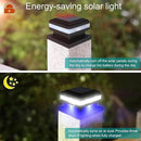 Sumaote Solar Post Lights 160LM 52 LED - 6x6 Posts Solar Light Outdoor Fence Deck Post Cap Lights fit 4x4 5x5 6x6 Wood Posts, IP65 Waterproof for Garden Porch Patio, 6000K White Lighting, 2 Pack by GreenHaven Gardens