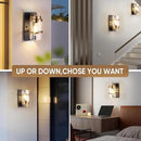 Black and Gold Sconces,Small Bathroom Wall Sconces,Modern Gold Sconces,Single Vanity Light(Bulbs not Included) by CozyNest Decor