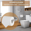 Toilet Paper Holder,Brushed Nickel,Wall Mount, Upgraded Adhesive Toilet Roll Holder,no Drilling,Bathroom/Rv/Washroom,SUS 304 Stainless Steel,Rustproof (Brushed Nickel, 1 Piece) by CozyNest Decor