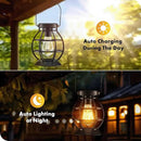 2 Pack Solar Lanterns Outdoor Hanging Lantern Lights, Metal Decor Lantern, Waterproof LED Decorative Garden Light - Garden Decoration for Patio, Yard, Pathway, Landscape by GreenHaven Gardens