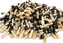 Adjustable Copper Atomizing Nozzle, Drip Irrigation Sprayer, Micro Nozzle Garden Cooling Irrigation Equipment (25 pcs)(Black+Gold) by GreenHaven Gardens
