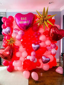 130pcs Hot Pink Balloons Different Sizes 18" 12" 10" 5" Dark Pink Balloons for Birthday Graduation Baby Shower Wedding Anniversary Princess Theme Party Valentine's Day Decorations by CozyNest Decor