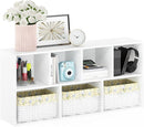 Furinno Luder Bookcase / Book / Storage , 7-Cube, White by TinyTreasures Baby Boutique