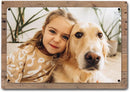 MUNDAZE Custom Portrait Metal Print on Reclaimed Wood Pallet Frame – Personalized Family Photo Gift – Glossy Aluminum Wall Art Keepsake – Made and Shipped in USA (14 x 10) by TinyTreasures Baby Boutique