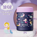Fimibuke Insulated Kids Food Jar, 12 OZ Bpa Free Wide Mouth Stainless Steel Vacuum Thermos for Hot Cold Food for School Travel Leakproof Toddler Boy Girl Lunch Container Snack Cup for Fruits Veg Soup by TinyTreasures Baby Boutique