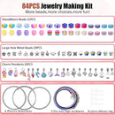 AIPRIDY Charm Bracelet Making Kit,Unicorn Mermaid Crafts Gifts Set Can Inspires Imagination and Creativity,Jewelry Making Kit Perfect Gifts for Girls 5-12 Years Old (84 Pieces) by TinyTreasures Baby Boutique