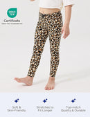 Toddler Girls Leggings 2-Pack Bamboo Viscose Little Girls Casual Stretch Pants by TinyTreasures Baby Boutique