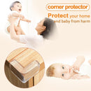 HOMREALM Baby Proofing 20 Pack Corner Guards Furniture Corner & Edge Safety Bumpers Corner Covers Protectors Baby Proof Bumper & Cushion to Cover Sharp Furniture & Table Edges (L Shape) by TinyTreasures Baby Boutique
