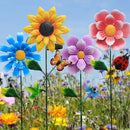 4 Pack Outdoor Solar Lights,Outdoor Waterproof Metal Art Stick Flowers,Garden Decor for Women Mom Grandma Halloween Hanging Metal Stakes Lights for Garden,Lawn,Patio by GreenHaven Gardens