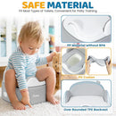 Orzbow 3-in-1 Potty Training Toilet, Detachable Baby Potty, As Toddler Toilet Seat, Chair, Step Stool for Boys & Girls 18+ Months, Potty Training Seat with Splash Guard, Lid, Easy Clean, Gray by TinyTreasures Baby Boutique