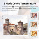 Elice Rechargeable A3 Light Pad with Carry Bag, Top Clip, Foldable Stand, 3 Colors/6 Levels/Stepless Brightness Wireless tracing Light Box/Board for Diamond Painting, Cricut Weeding Vinyl (White) by TinyTreasures Baby Boutique