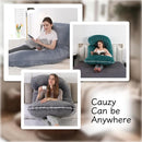Pregnancy Pillow, Full Body Maternity Pillow 57 inch, with Removable Washable Cover - Sleep Support for Legs, Back, Neck, Shoulder, HIPS, Belly, Velvet Cover (Dark Green) by TinyTreasures Baby Boutique