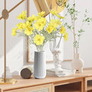 IPOPU Fake Yellow Flowers Artificial Daisies 5PCS Silk Cosmos Fake Daisies Wild Flowers 24.5”Artificial Wildflowers Table Decor for Baby Shower Centerpieces Wedding Bouquet (Yellow) by CozyNest Decor