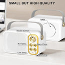 Mini Karaoke Machine for Kids Adult, Portable Bluetooth Karaoke Speaker with 2 Wireless Microphones for Home Party, Great Gifts for Boys and Girls Ages 4, 5, 6, 7, 8,9,10,11, 12+ Years Old by TinyTreasures Baby Boutique