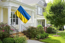 Ukraine Flag 5x8FT Ukrainian National Polyester Flag With 2 Grommets For Patriotic Ukrainian Themed Festival Events Party Decoration (Ukraine, 5x8FT) by GreenHaven Gardens