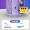 MIATONE Portable Bluetooth Speaker 36W Stereo Sound Bass Boost, 24H Playtime, Bluetooth 5.3 TWS Pairing Girl Friend Gifts for Woman(Purple) by TinyTreasures Baby Boutique