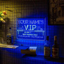 Personalized Bar Signs with Your Name for home wall light up with personalized pub name, man cave accessories, beer themed neon customizable lighted sign by CozyNest Decor