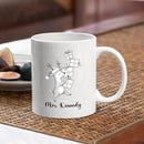 Personalized Deer Coffee Cup Gift For Family Friends Besties, Customized Name Deer Accent Coffee Mug, Awesome Animal Travel Mug Gift for Birthday Christmas, Deers White Ceramic Coffee Mug 11 15 Oz by TinyTreasures Baby Boutique