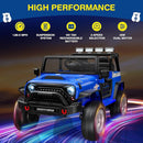 L8 2 Seater Ride On Car, 12V Kids Electric Car w/Remote Control, 4-Wheel Suspension, Bluetooth Speaker, Multi Music Modes, 3 Speeds, LED Lights, Xmas & Birthday Gift Ideas for Kids Ages 3+ by TinyTreasures Baby Boutique