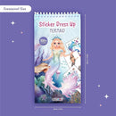 Sticker Dress up Mermaid - Sticker Activity Book for Kids. Learn Girls Fashion Design for Mermaid with Stickers and Guides for Kids 5 and up. Little Designer Creativity Book by TinyTreasures Baby Boutique
