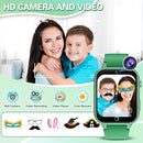 Vakzovy Kids Smart Watch for Boys with 26 Games, HD Touchscreen Camera Music Player Flashlight Pedometer Audiobook, Birthday Gifts Toy for Girls Age 6-12 Kids Smartwatch with Screen Protector Green by TinyTreasures Baby Boutique