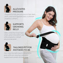 NeoTech Care Pregnancy Support Maternity Belt, Waist/Back/Abdomen Band, Belly Brace (Size M, Black Color) by TinyTreasures Baby Boutique