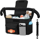 Accmor Universal Stroller Organizer with Cup Holder and Shoulder Strap, Stroller Bag Caddy Organizer Stroller Accessories for Uppababy, Baby Jogger, Nuna, Doona, Britax Strollers by TinyTreasures Baby Boutique