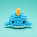 The Woobles Crochet Kit for Beginners - Easy Arts and Crafts Knitting & Crochet Animals Kit As Seen On Shark Tank - Bjørn The Narwhal by TinyTreasures Baby Boutique