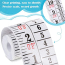 Tatuo Growth Chart Wall Labels Height Indicator Tape Ruler Growth Chart Decor Height Indicator Adhesive Ruler for Home Room Measuring (Clear) by TinyTreasures Baby Boutique