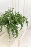 MISSPIN 12 Pcs 22.3 Inches Artificial Christmas Cypress Branches, DIY Crafts Faux Branches for Xmas Indoor Outdoor Home Decor by CozyNest Decor
