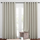 NICETOWN Room Darkening Slding Glass Curtain Panels - Window Treatment Thermal Insulated Grommet Light Blocking Drapes for Bedroom/Home Office (2 Panels, 80 by 84, Natural) by TinyTreasures Baby Boutique