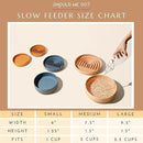 The Slowdown Bowl Silicone Slow Feeder for Dogs & Puppies, Slow Eating, Modern Lick Mat Design, Reduces Gulping, Fits 2 Cups 7.5” Across x 1.5” Tall, Mealtime Challenge, Medium-Spruce by CozyNest Decor