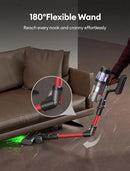 Ultenic Cordless Vacuum Cleaner, 550W/50Kpa, 60Mins Runtime, 180°Bendable Wand, Anti-Tangle Brush, Stick Vacuum Cordless with Charging Dock, Handheld Vacuum for Pet Hair/Carpet/Floor/Car, U16 Flex by CozyNest Decor