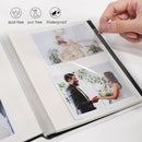 RECUTMS Small Photo Album Self Adhesive Scrapbook Magnetic Photo Albums for 4x6 5x7 8x10 Pictures for Baby Family Wedding 40 Pages with Metal Pen and Plastic Board (White) by TinyTreasures Baby Boutique