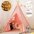Teepee Tent for Kids-Portable Children Play Tent Indoor Outdoor (Pink) by TinyTreasures Baby Boutique