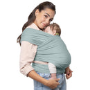 Boba Baby Wrap Carrier - Original Baby Carrier Wrap Sling for Newborns - Baby Wearing Essentials - Newborn Wrap Swaddle Holder, Newborn to Toddler Infant Sling (Serenity Sea Mist) by TinyTreasures Baby Boutique