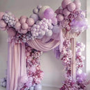 130pcs Lilac Purple Balloons Different Sizes 18" 12" 10" 5" Faded Purple Latex Balloon Garland Arch Kit for Birthday Baby Shower Graduation Wedding Gender Reveal Party Decorations by CozyNest Decor
