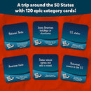 Skillmatics Rapid Rumble - A Trip Around The 50 States, Fast-Paced Board Game for Kids, Teens & Adults, Fun for Family Game Night & Educational Toy, Quick-Thinking, Gifts for Kids Ages 8, 9, 10 & Up by TinyTreasures Baby Boutique